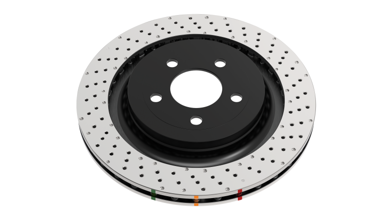 DBA 04-17 Subaru WRX STi Rear Cross Drilled/Dimpled 4000 XD Series Rotor