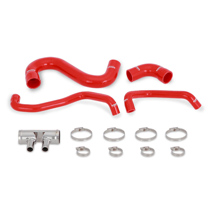 Mishimoto 2015+ Ford Mustang GT Silicone Lower Radiator Hose - Red - #MMHOSE-MUS8-15LRD