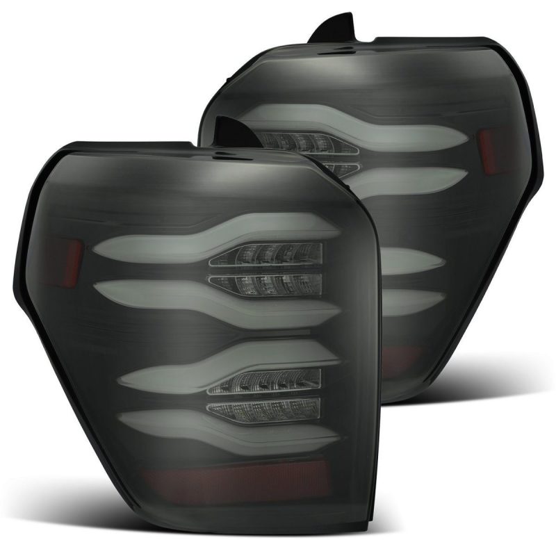AlphaRex 690010 10-21 Toyota 4Runner PRO-Series LED Tail Lights Jet Black