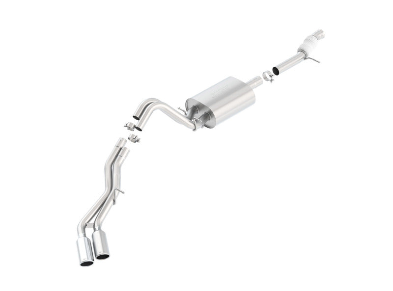 Borla 140557 Touring Cat Back 15-16 Chevy Tahoe 5.3L V8 2.75in, 2.25in Dual Same Side Exit 4in Tips - #140557