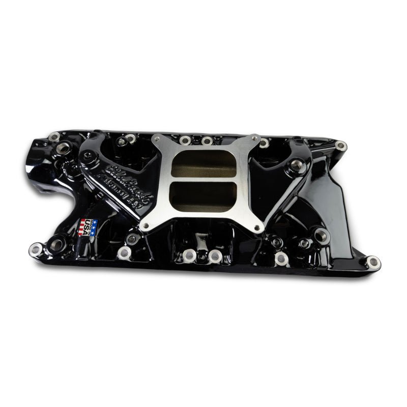 Edelbrock 2121-BP Small Block Ford Performer Intake Manifold - Black Plasma Finish