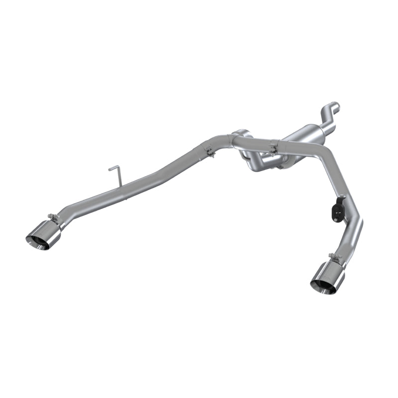 MBRP 2020 Jeep Gladiator 3.6L 2.5in Dual Rear Exit Cat Back Exhaust AL