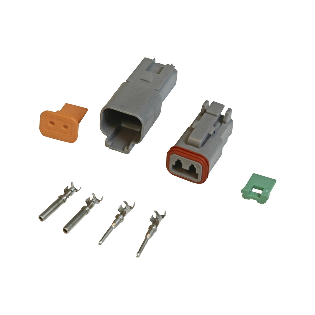 MSD 8183 Deutsch Connector - 2-Pin - 16-18 Gauge