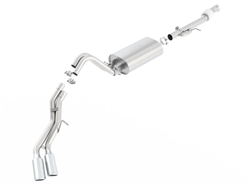Borla 140560 15-16 Cadillac Escalade ESV 6.2L Auto Trans Dual Round Rolled Truck Side Exit Catback Exhaust - #140560