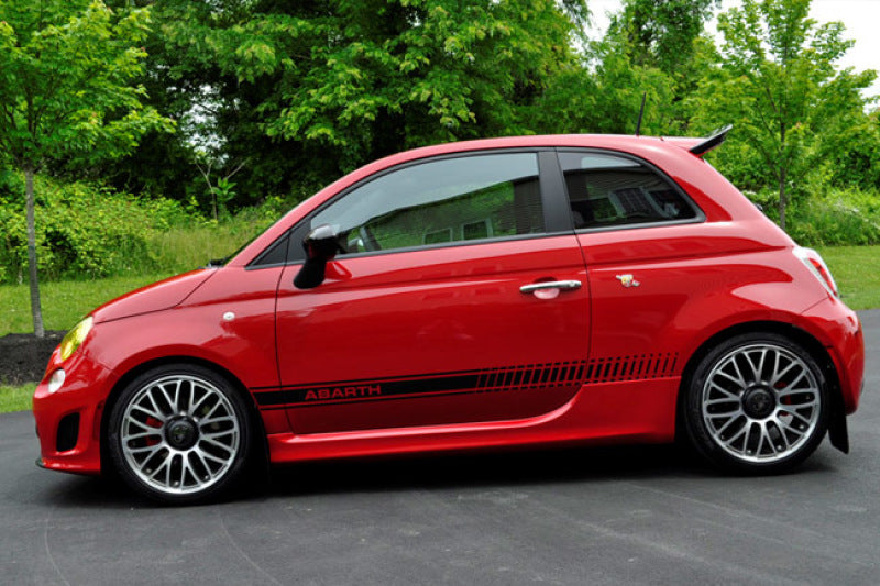 Rally Armor UR Mud Flaps - 2012-2019 Fiat 500 - Red/White Logo - #MF25-UR-RD/WH