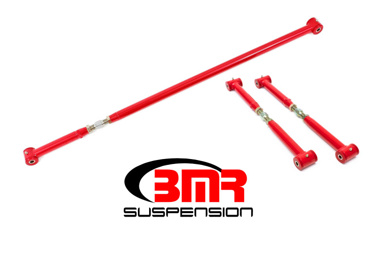 BMR 1982-2002 3rd Gen F-Body On-Car Adj. Rear Suspension Kit (Polyurethane) - Red