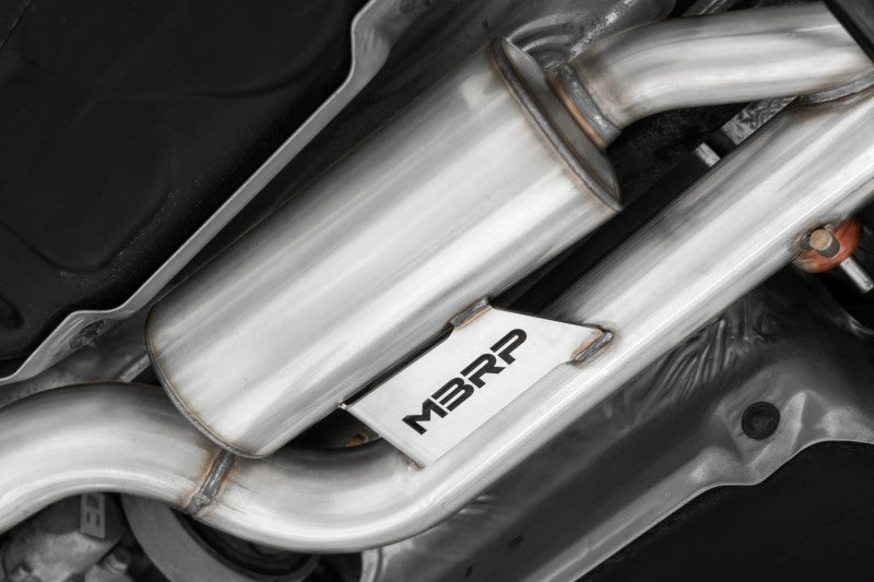MBRP VW Golf R 3 in Cat Back w/ 4 in OD Quad Carbon Fiber Tips - T304