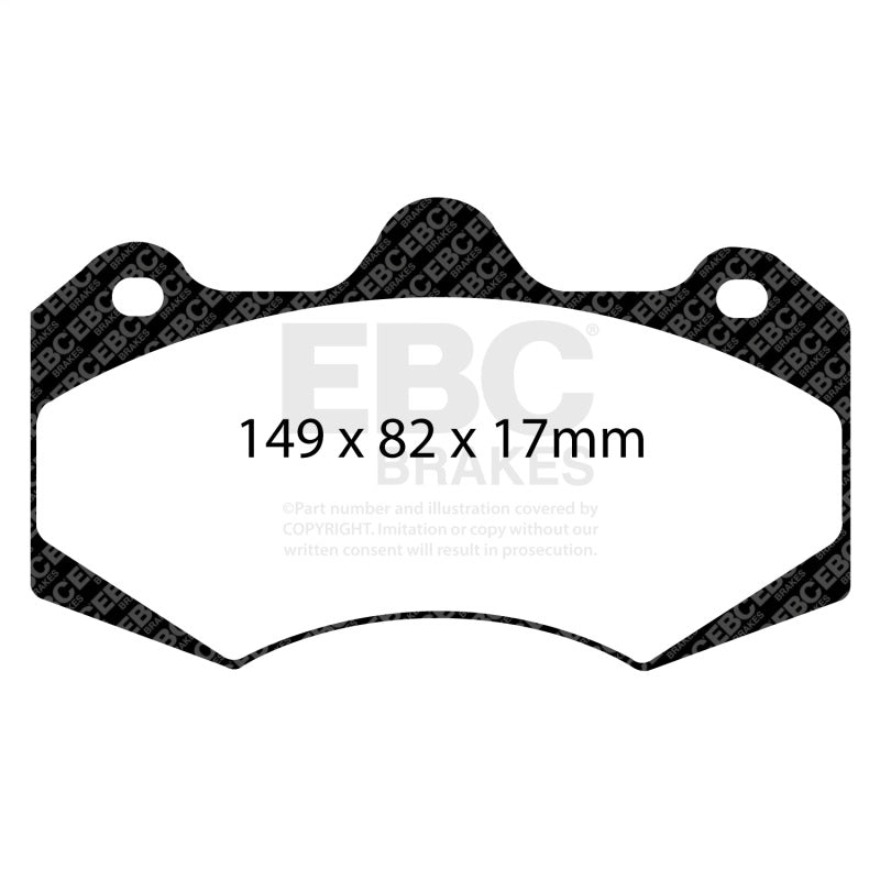 EBC AP Racing Caliper CP7040 (AP Racing Pad CP7040D54) Bluestuff Brake Pads DP5062NDX