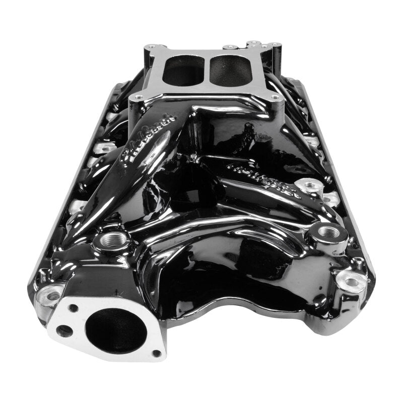 Edelbrock 7581-BP RPM Air-Gap Small Block Ford 351W Intake Manifold - Black Plasma Finish