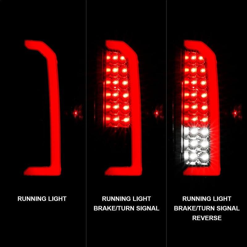 ANZO 2015-2022 Chevrolet Colorado LED Taillights - Clear Lens