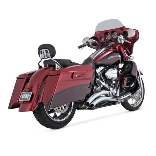 Vance & Hines 26342 Big Radius 2-2 PCX Exhaust Chrome for 2010-2016 Harley-Davidson Touring