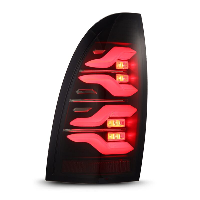 AlphaRex 680060 05-15 Toyota Tacoma LUXX LED Taillights Black w/Activation Light/Sequential Signal