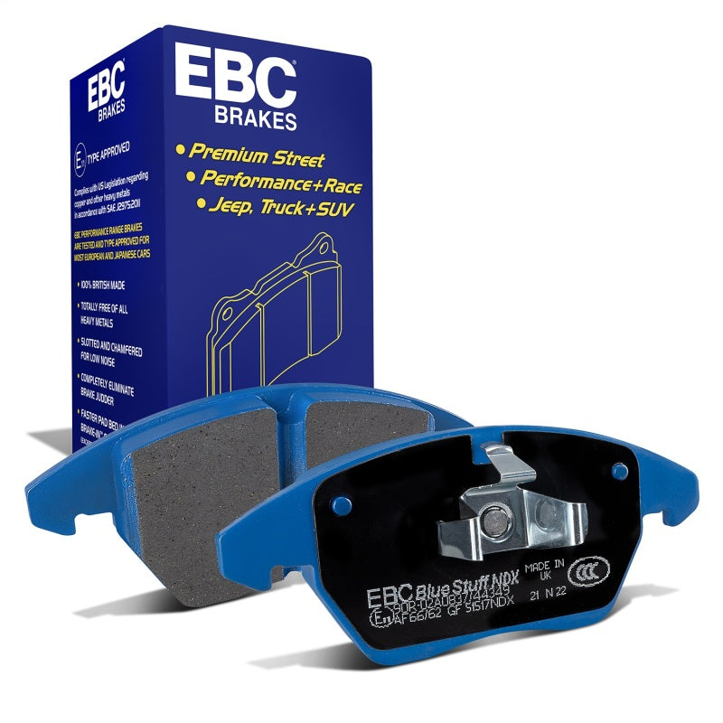 EBC 06-13 Audi A3 2.0T (Girling Rear Caliper) Bluestuff Front Brake Pads DP51517NDX