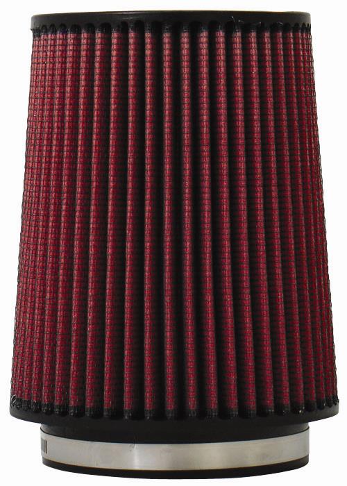 Injen High Performance Air Filter - 5 Black Filter 6 1/2 Base / 8 Tall / 5 1/2 Top - #X-1022-BR