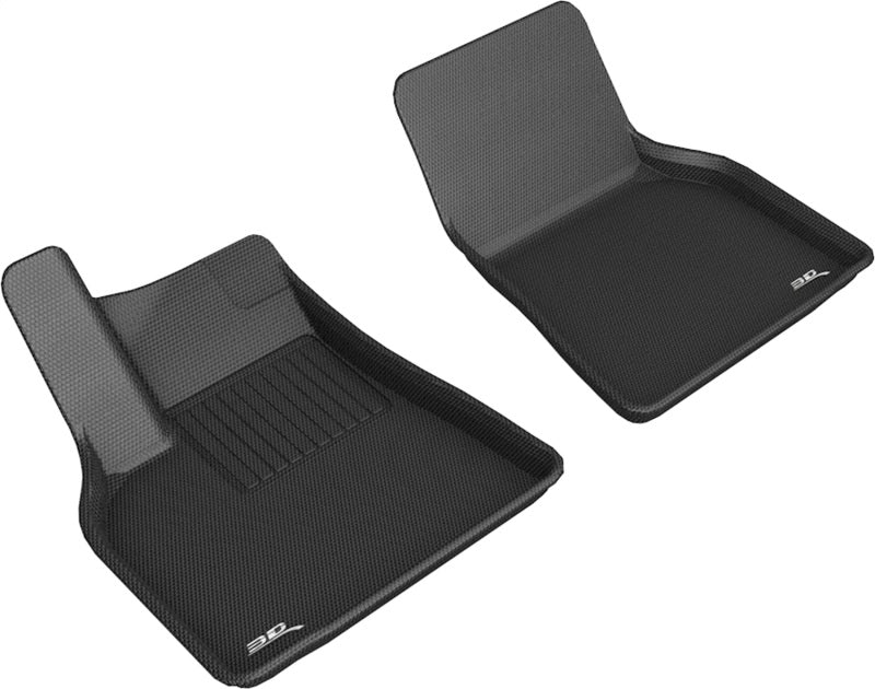 3D MAXpider Kagu Front Floor Mats for 2020 Tesla Model Y