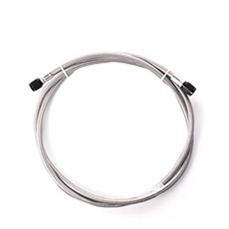 Snow Performance SNO-805-BRD 1ft SS Braided Line (Black) w/4AN Fittings