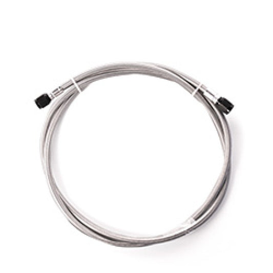 Snow Performance SNO-805-BRD 1ft SS Braided Line (Black) w/4AN Fittings