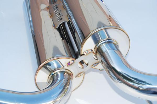 Invidia HS07IG7GID 07-13 Infiniti G37 Coupe Gemini Rolled Titanium tip Cat-back Exhaust