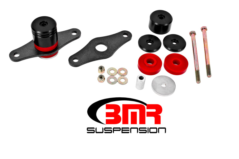 BMR 2015-2017 S550 Mustang Motor Mount Kit (Polyurethane) - Black Anodized