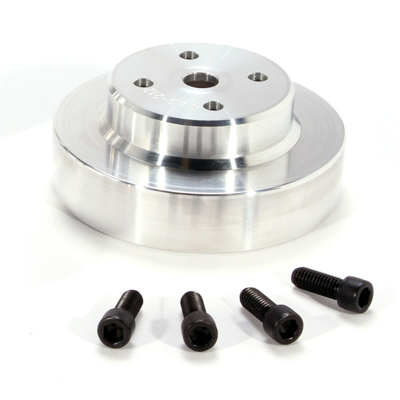 BBK Performance 1553 Underdrive Pulley Kit Billet Aluminum 3-Piece for 1986-1993 Ford Mustang 5.0L
