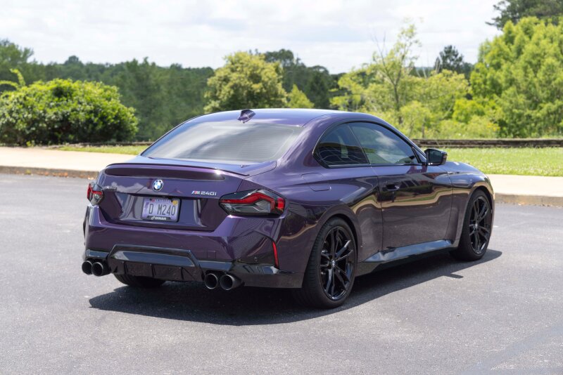 Dinan 23-26 BMW M240i/M240i xDrive (G42) Valved Axleback Exhaust System - Black Tips