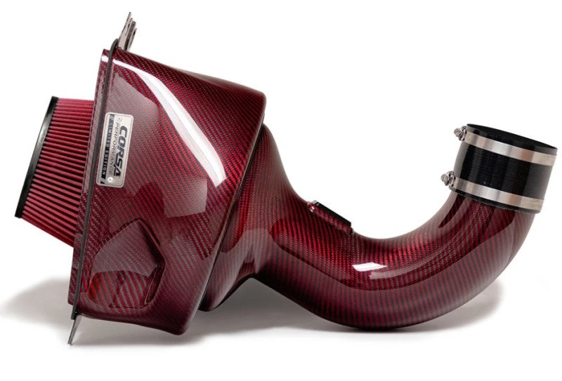 Corsa 2014-19 Chevy Corvette 6.2L (Non Z06) Closed Box Air Intake w/ DryTech Filter-Carbon Fib