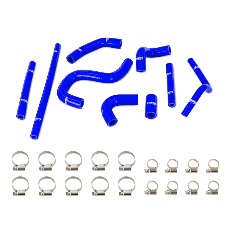 Mishimoto 96-02 Toyota 4Runner 3.4L (w/ Rear Heater) Silicone Heater Hose Kit - Blue - #MMHOSE-4RUN34-96HHRBL