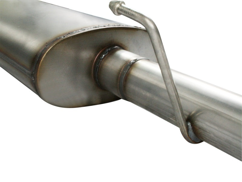 aFe MACHForce XP Exhausts Cat-Back SS-409 EXH CB Toyota Tundra 10-11 V8-5.7L 145.7 WB (blk tip) - #49-46008-B