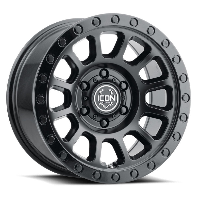 ICON Hulse 17 X 8.5 6 X 5.5 25mm Offset 5.75in BS Silver Machined