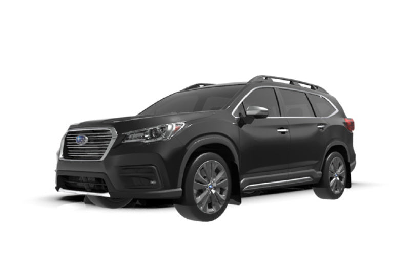 Rally Armor UR Mud Flaps - 2019-2025 Subaru Ascent - Black/Red Logo - #MF49-UR-BLK/RD
