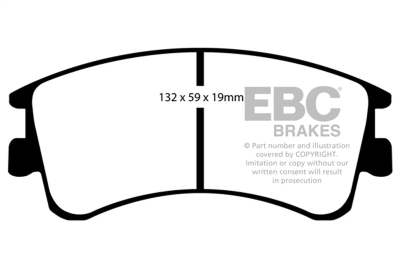 EBC 03-05 Mazda 6 2.3 Yellowstuff Front Brake Pads DP41465R