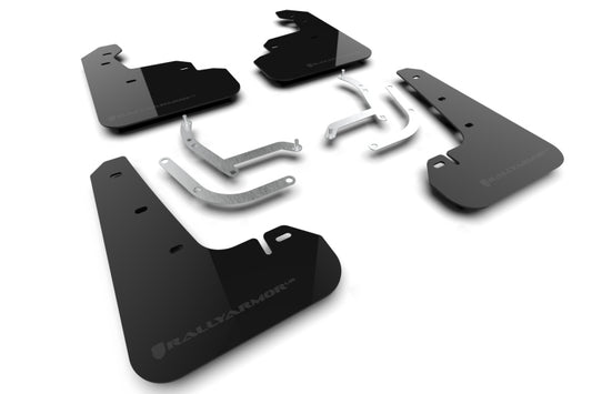 Rally Armor UR Mud Flaps - 2024-2026 Subaru Impreza - Black/Grey Logo - #MF105-UR-BLK-GRY