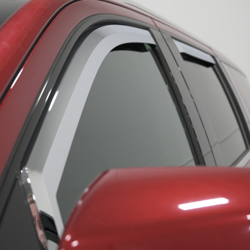 Putco for 2014-2018 Chevrolet Silverado LD - 4 Door - Crew Cab Element Chrome Window Visors