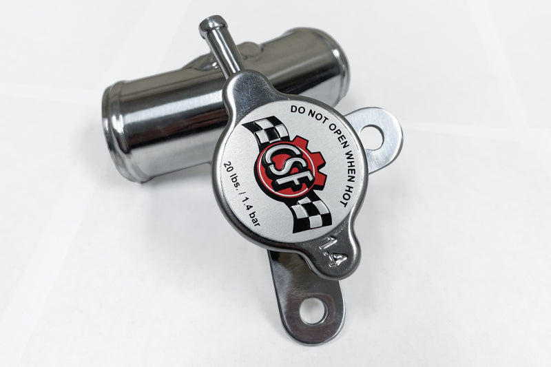 CSF 8044 Filler Neck w/ High Pressure Radiator Cap for 13+ BRZ/13-20 Toyota 86