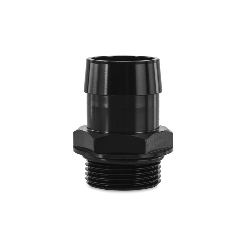 Mishimoto -16ORB to 1 1/4in. Hose Barb Aluminum Fitting - Black - #MMFT-16ORB-114BK