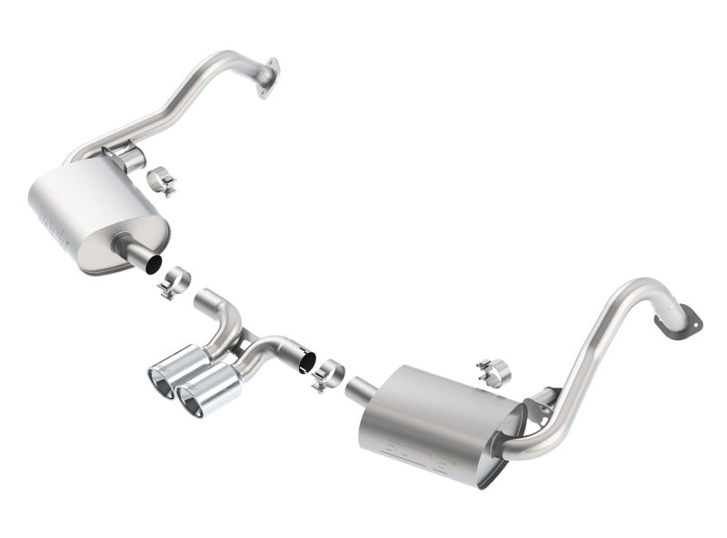 Borla 140534 14-15 Porsche Cayman/Boxster (981) RWD 2Dr Dual Center Rear Exit Catback 4in Tip Exhaust Sys - #140534