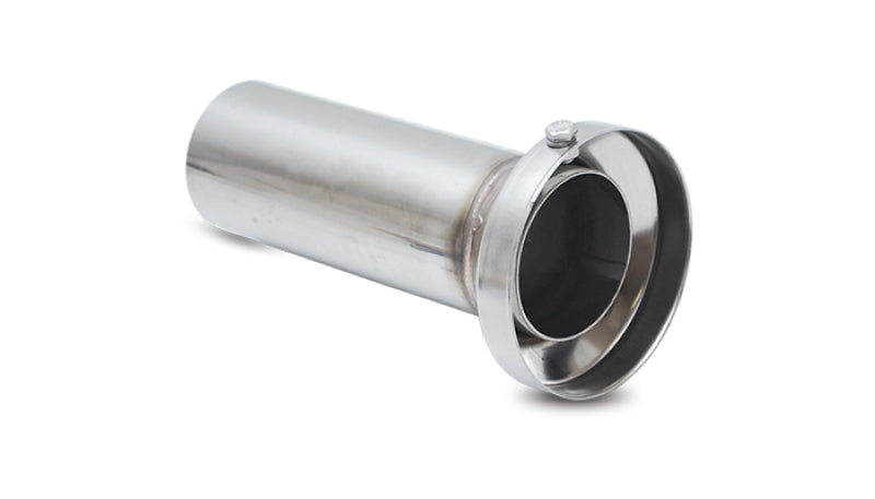 Vibrant 3.90in OD Low Inner Silencer Muffler w/3.90in ID Single Wall Exh