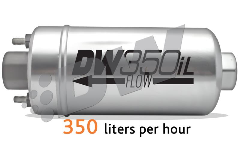 DeatschWerks 350 LPH DW350iL In-Line External Fuel Pump (No Bracket)