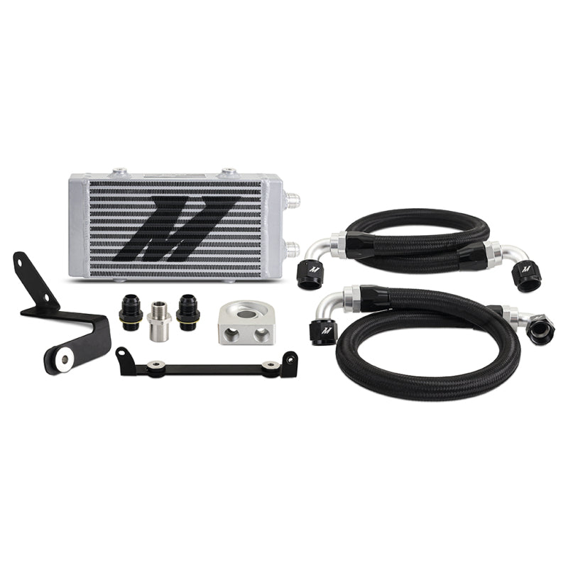Mishimoto 2023+ Toyota GR Corolla Oil Cooler Kit - Thermostatic - Silver - #MMOC-GRC-23TSL