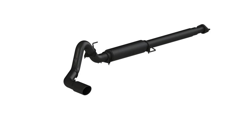 MBRP S5259BLK Armor BLK Cat-Back Exhaust - 4-Inch Single Side Exit | Black Coated Aluminized