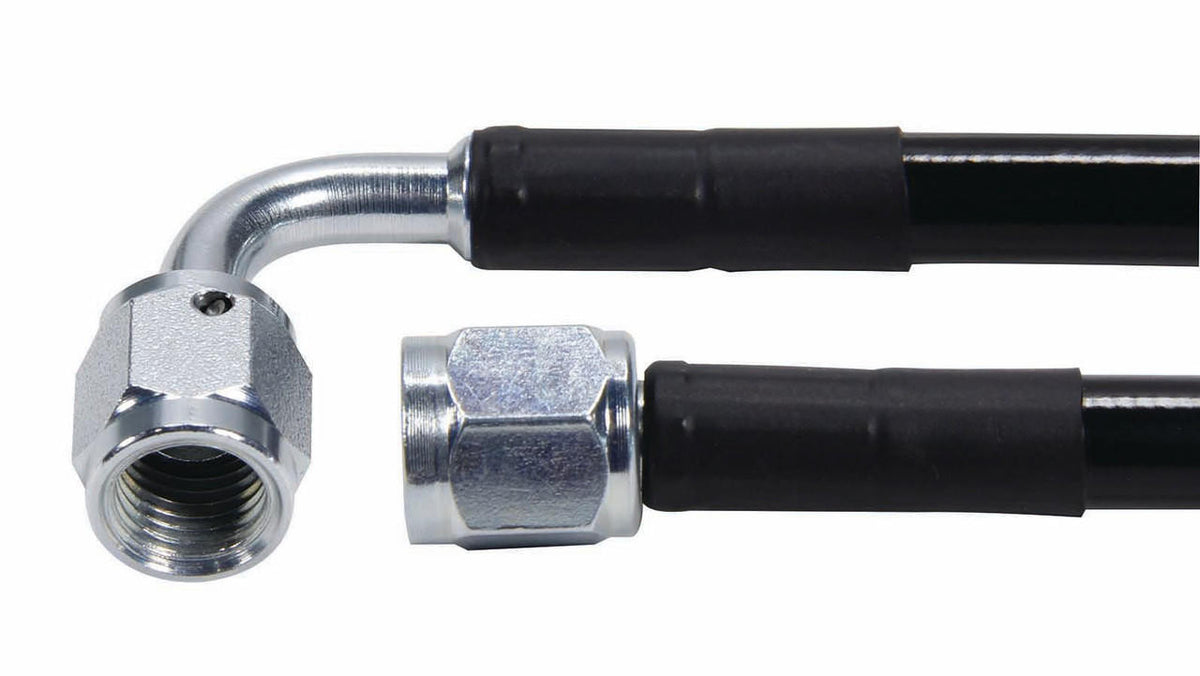 Allstar Performance Coated Line #4STR to 90 Steel Ends 32in ALL48444-32