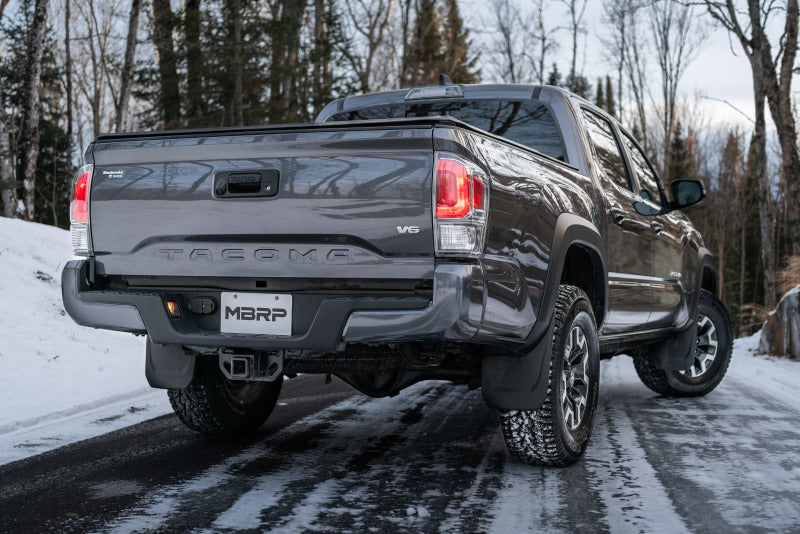 MBRP 2016 Toyota Tacoma 3.5L Cat Back Turn Down Style T409 Exhaust