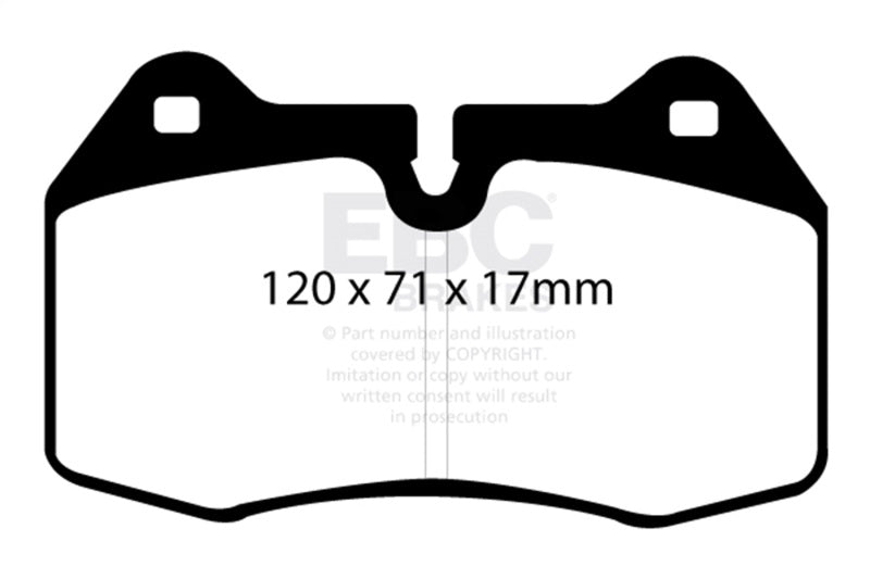 EBC 94-99 BMW M5 3.8 (E34) Redstuff Front Brake Pads DP31032C