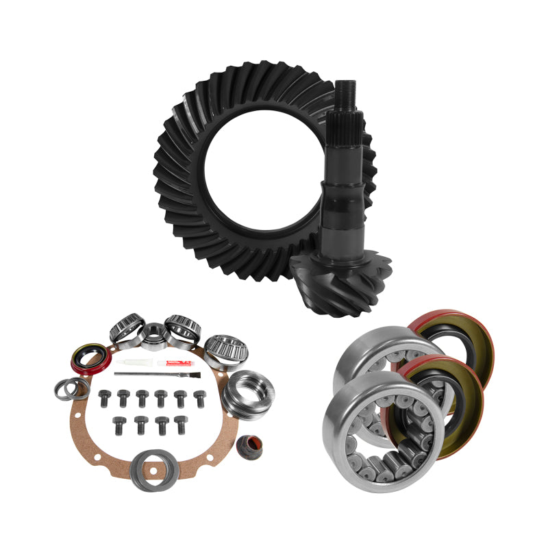 Yukon Gear & Axle YGK2068 8.8in for Ford 4.56 Rear Ring & Pinion Install Kit 2.99in OD Axle Bearings and Seals