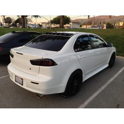 BLOX Racing 08+ Mitsubishi Lancer Vortex Generator - ABS Black BXPP-26004