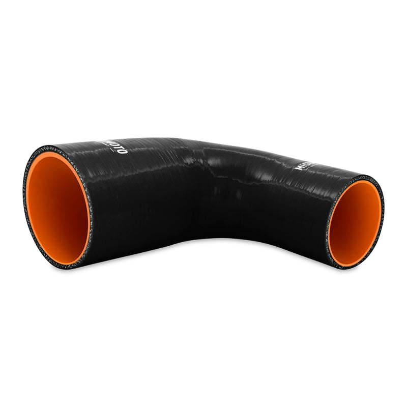 Mishimoto Silicone Reducer Coupler 90 Degree 3in to 3.5in - Black - #MMCP-R90-3035BK