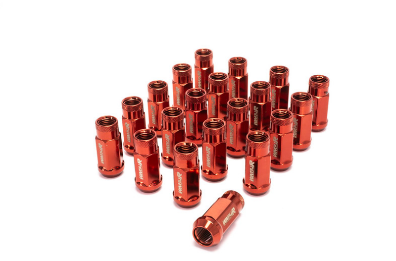 Wheel Mate WM14R06R WM14R Lug Nuts Red M14x1.50 - Set of 20