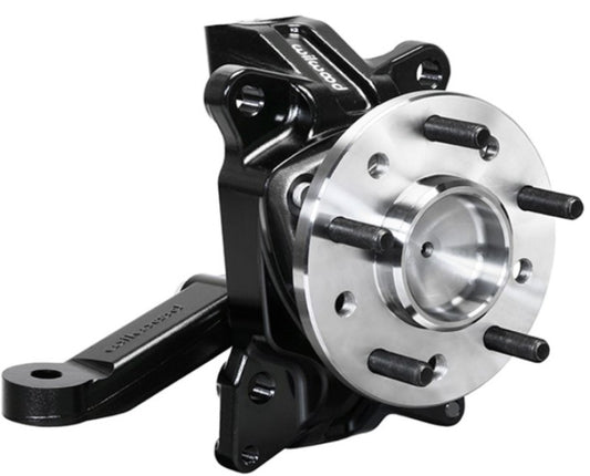 Wilwood Spindle Kit Pair w/ Hub & Steering Arm 63-70 C10 Pickup 2.50in Drop - #831-14201