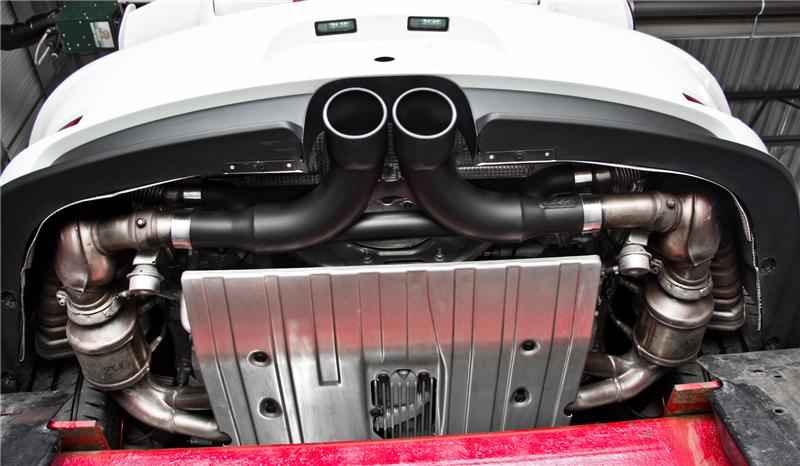 MBRP S7607BLK Center Muffler Bypass - 2014-2019 Porsche 911 (991) GT3 / GT3 RS / R / Speedster | Black Coated