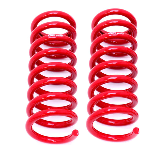 BMR 64-72 A-Body Front Lowering Springs (2.0in Drop) - Red